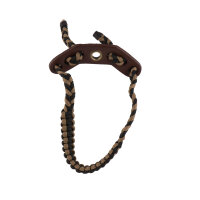 MAXIMAL Dragona per arco intrecciata con supporto in pelle
