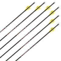 Freccia completa SKYLON Quantic - Carbonio 3K - Opere di ex piumato - confezione da 6 pz.