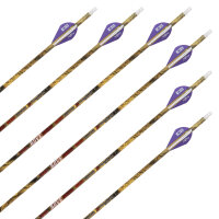 Komplettpfeil | SKYLON Rove - Carbon - ab Werk befiedert - 12er Pack