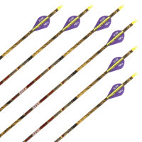 Komplettpfeil | SKYLON Rove - Carbon - ab Werk befiedert - 12er Pack
