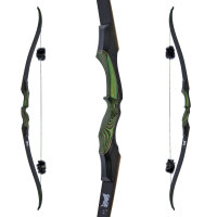 DRAKE ARCHERY ELITE Green Goblin - 60 pollici - 30-50 lbs - Arco a ricurvo da abbattere