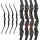 SPIDERBOWS Raven - 62-68 pollici - 20-50 lbs - Arco ricurvo Take Down