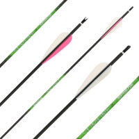 Freccia di carbonio | SPHERE Slimline Pro - con Alette | Lunghezza: 20 pollici
