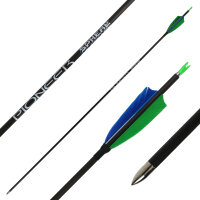 36-40 lbs | SPHERE Pioneer 4.2 - Carbon - piume naturali - Spine 500 | Lunghezza: 31 pollici