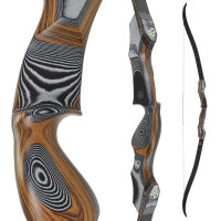 JACKALOPE - Onyx - 60-64 pollici - 30-50 lbs - Arco ricurvo Take Down