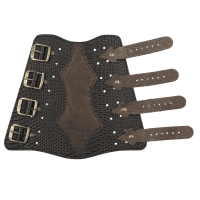elTORO Armschutz Leder mit Schnallen