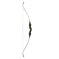 JACKALOPE - Malachite Classic Tournament - 64 pollici - Arco ricurvo One Piece - 25-45 lbs