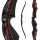 JACKALOPE - Red Beryl - Refined Tournament - 62-68 pollici - 30-50 lbs - Arco ricurvo Take Down
