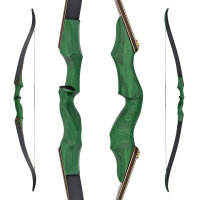 2nd CHANCE | JACKALOPE - Malachite - 60 Zoll - 55 lbs - Take Down Recurvebogen | Rechtshand