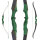 2nd CHANCE | JACKALOPE - Malachite - 60 Zoll - 55 lbs - Take Down Recurvebogen | Rechtshand