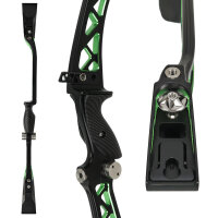 2nd CHANCE | Mittelstück | JACKALOPE Zircon - Ultimate - 25 Zoll - ILF - Linkshand | Farbe: Schwarz / Grün