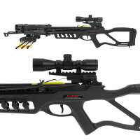 SET X-BOW FMA Scorpion II - 370 fps / 185 lbs - Balestra composta | Colore: Nero