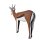WILDCRETE 3D Antilope saltante