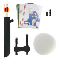 SET Basic - Set di accessori per archi per bambini | Mano sinistra | Lunghezza freccia: 24 pollici