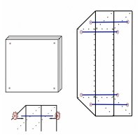 STRONGHOLD Battifreccia Schiuma - Edizione nera - Superstrong fino a 70 libbre - varie dimensioni misure