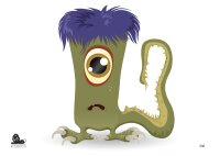 STRONGHOLD Bersaglio fantasia - Monster IV - 42 x 59 cm -...