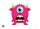 STRONGHOLD Bersaglio fantasia - Monster VI - 42 x 59 cm - idrorepellente/antistrappo