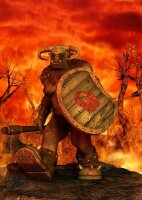 STRONGHOLD Bersaglio fantasia - Ork I - 42 x 59 cm -...