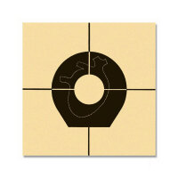 Bersaglio | Target mirror heart - 26 x 26 cm