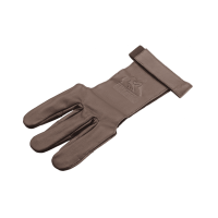 elTORO Traditioneller Schießhandschuh Tradition - braun - Größe XS